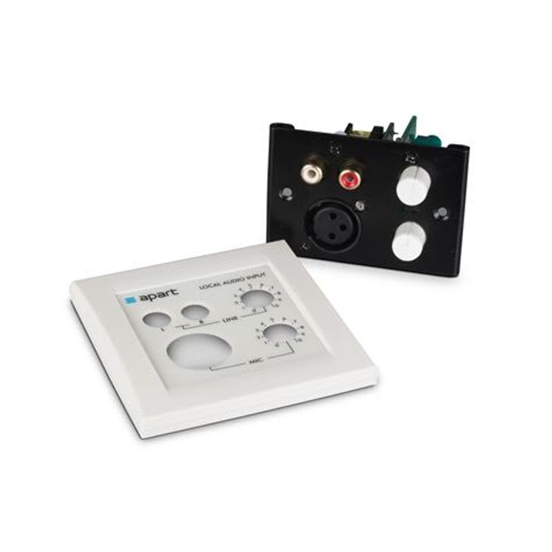 Inputpanel m/Mic & LineIP m/vol, krever phantom minst 24V