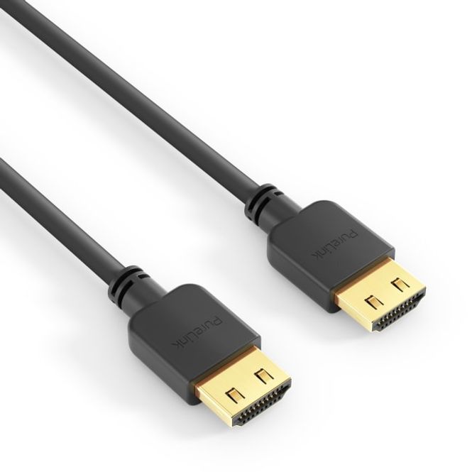 Hovedbilde PureLink Kabel HDMI Slim Install 4K HDR 18Gbps 2m Sort