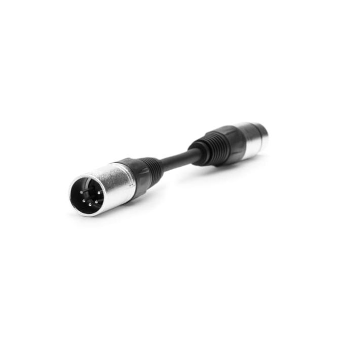 Hovedbilde DMX 5 pin M to 3 pin F 0,15m