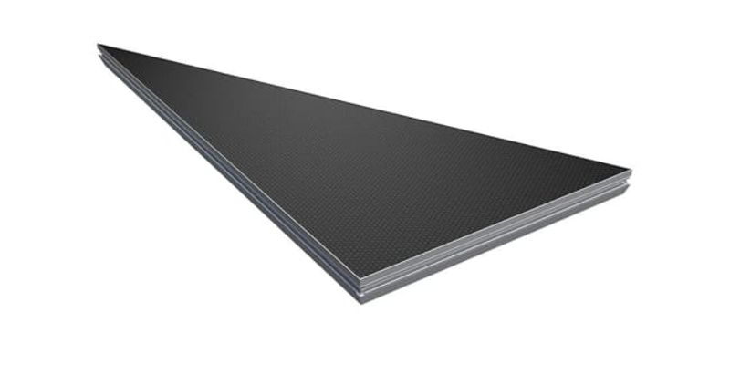 Sceneel. STANDARD trekant 2x1 høyre, HEX Plywood top