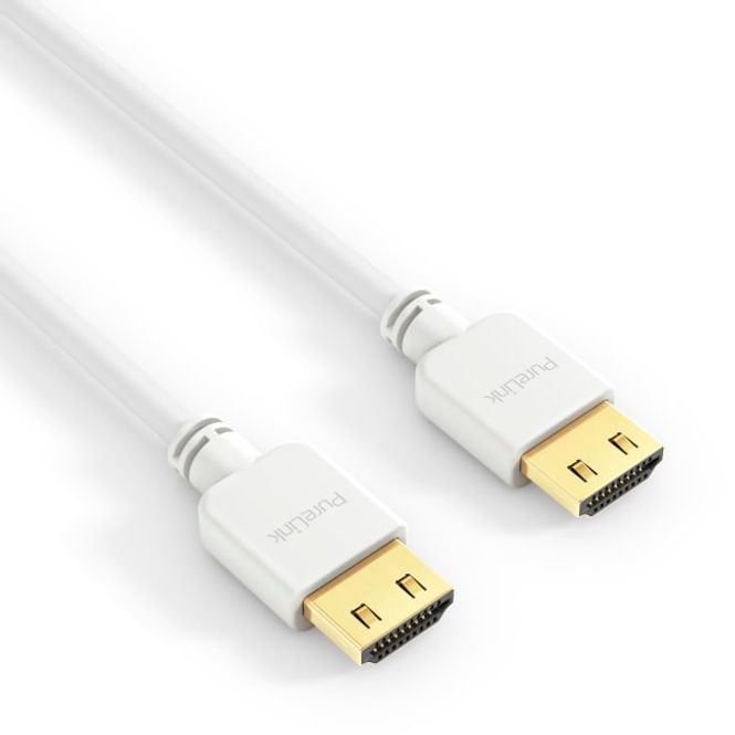 Hovedbilde PureLink Kabel HDMI Slim Install 4K HDR 18Gbps 2m Hvit