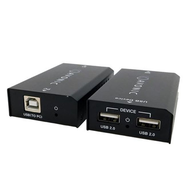 Hovedbilde USB 2.0 Extenderkit TX/RX over Cat6A Max 50m
