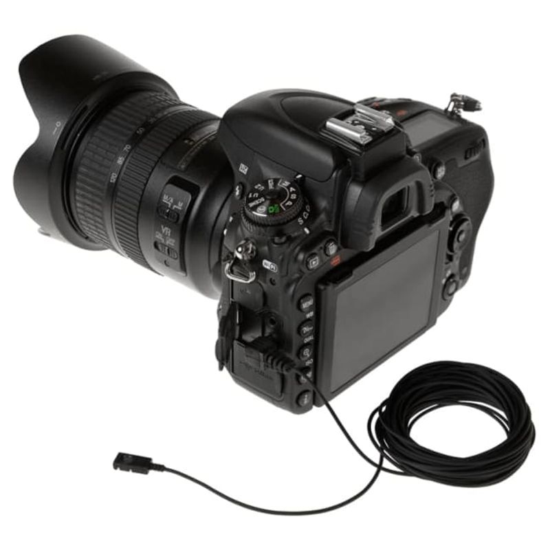 Mygg, for videokamera, 3,5mm jack, 5m kabel, i etui