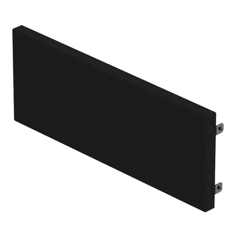 Acoustically transparent front screen for K3iRAL