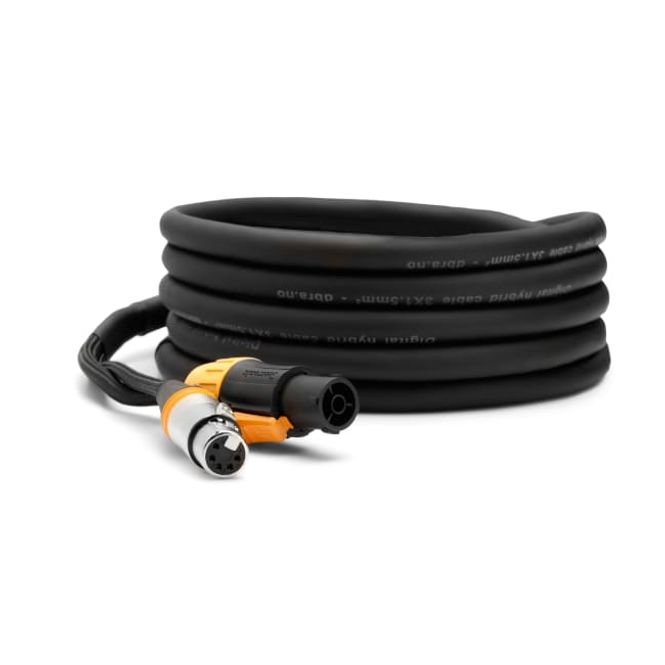 Hovedbilde Hybridkabel DMX TrueCon 1,5mm2 + 5P XLR, 1,5m