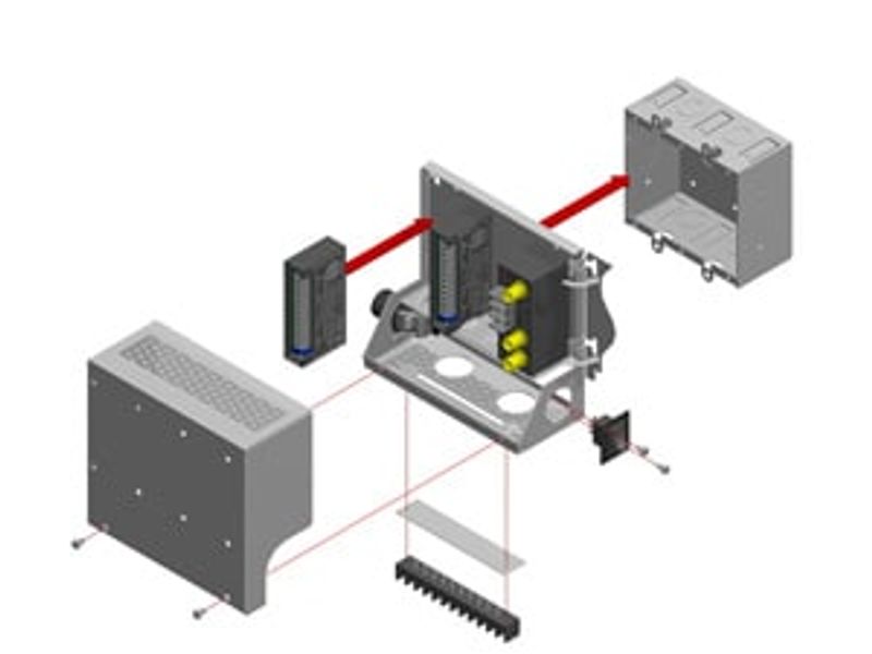 RDL Adapter Monteringsboks for max 7x ST moduler