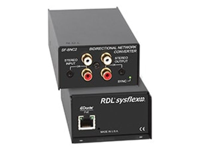 Hovedbilde RDL Dante Stereo Linje Inn/Stereo Linje Ut RCA+Minijack PoE