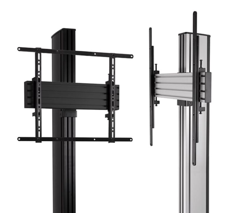 Dobbel stack gulvstativ. Black 2.4m