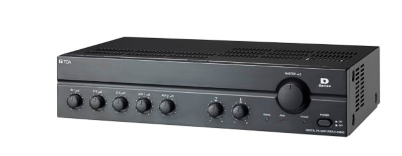 Mikseforsterker 30W,Dig.sluttrinn,1xDIN,2xJackBal,2xAuxRCA