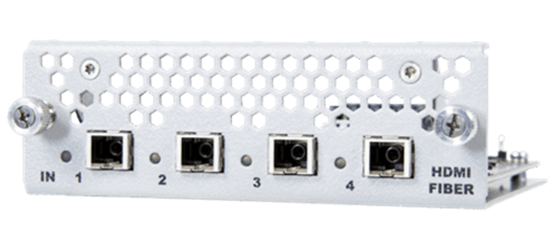 Input conn card with 4x MM fiber SC for HDMI 2.0 (case inc)