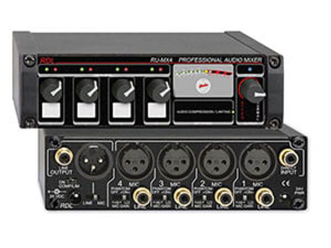 Hovedbilde RDL Mikser 4 mic/line (phantom) til 1 ut (mic/line)