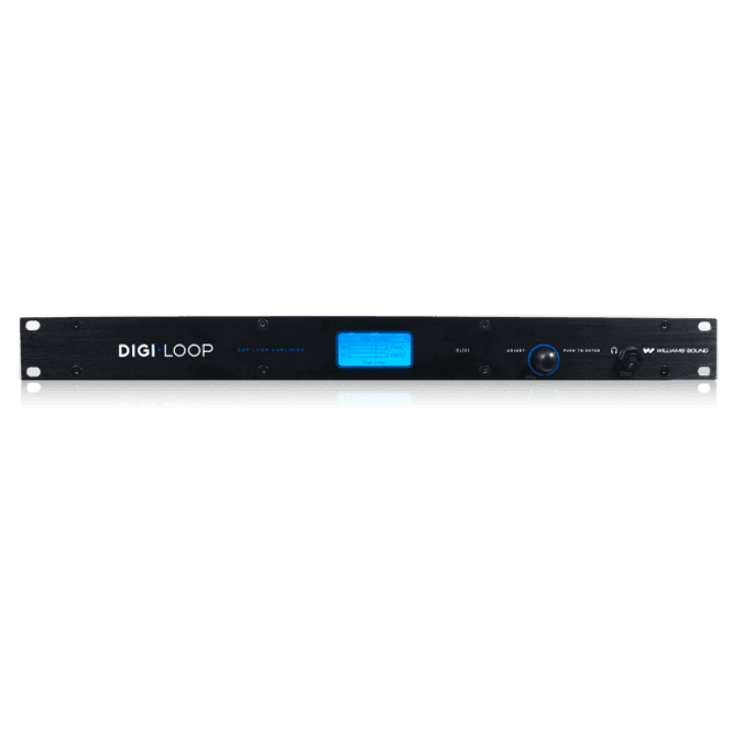 Hovedbilde Induction loop amplifier w/network.  2x9.5A, 1U