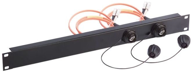 Hovedbilde Rackpanel med 2 x HMA duo kontakter