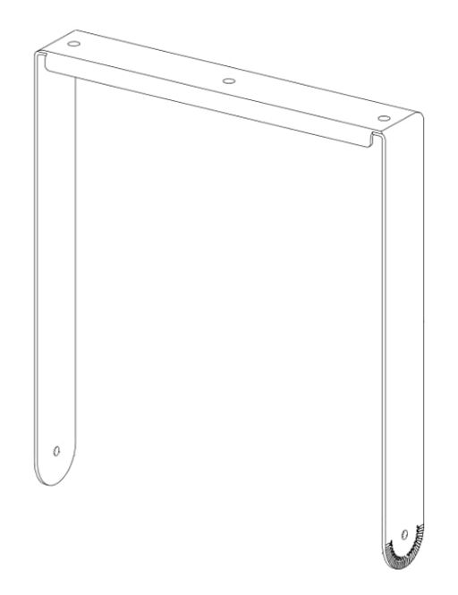 Hovedbilde U-brakett FOR V2-32 Sort