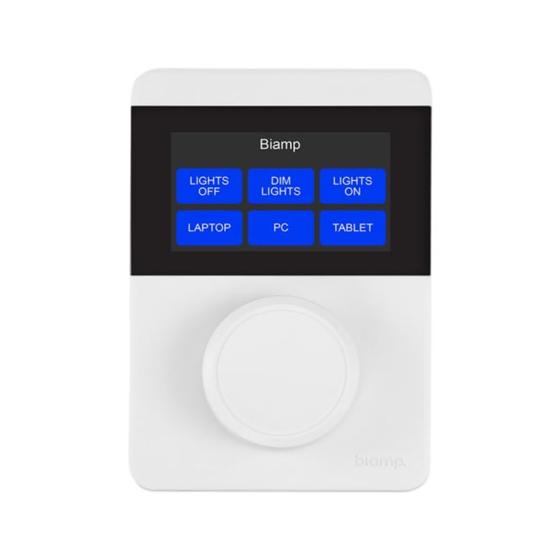 Kontrollenhet Tesira Ethernet/PoE Encoder and touch, Hvit