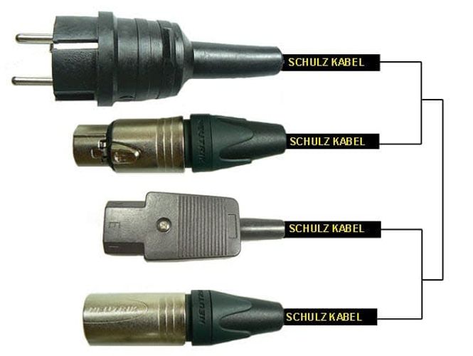 Hovedbilde Schulz Hybridkabel (Schuko til IEC, XLR F til XLR M) 5m
