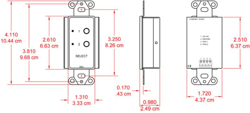 2 Channel Remote Control for STICK-ONs