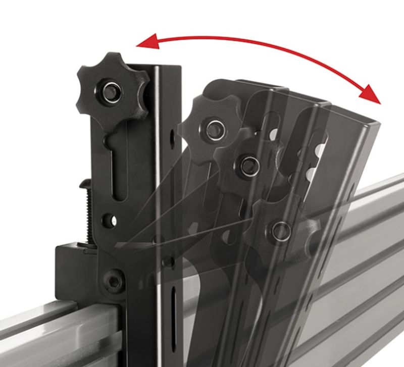 Flat Screen Interface Arms with Til