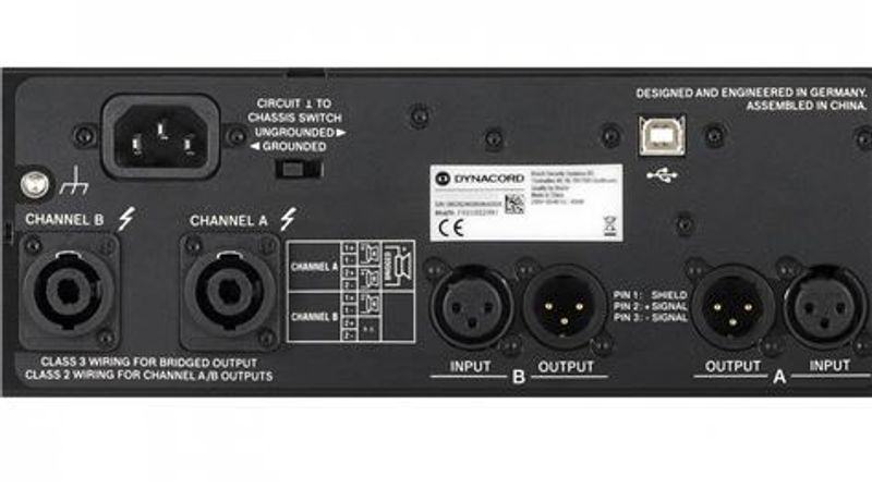 Dynacord Forsterker DSP 2x1800W 4ohm 2U