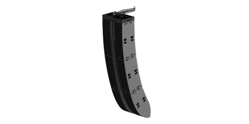 16-channel active progressive curvature WST 10deg enclosure