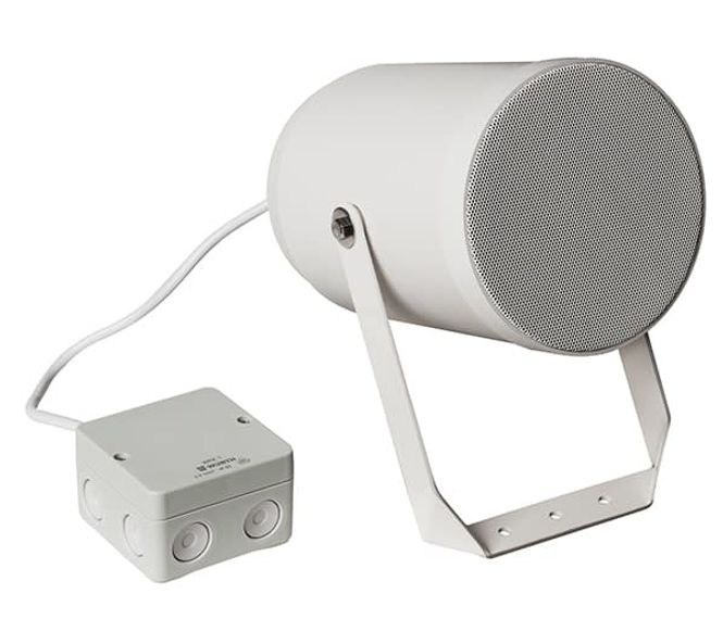 Hovedbilde Projector høyttaler plast 20W,Ubrak, ExtKoblBox, IP66, EN54