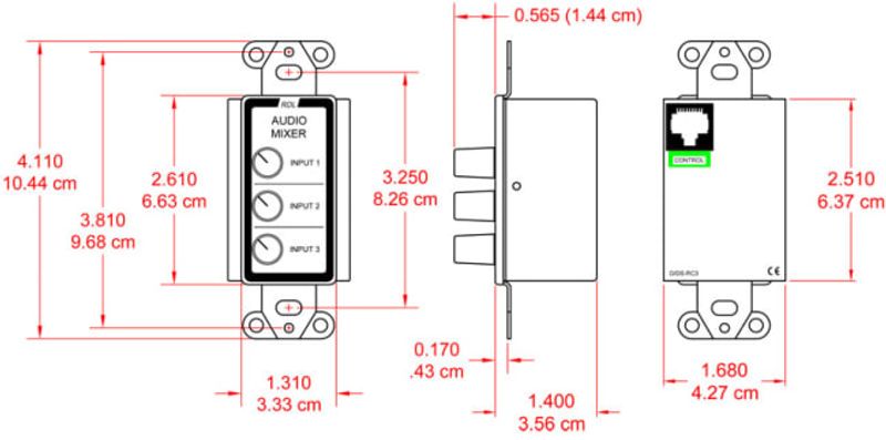 RDL Remote Audio Mixing Control