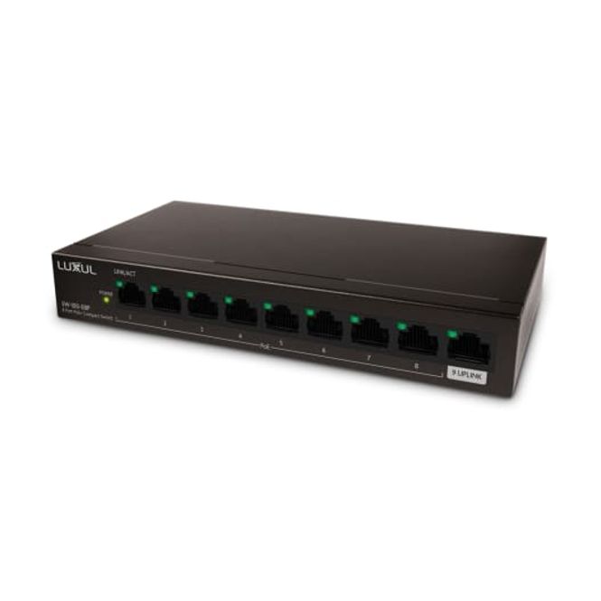 Hovedbilde Switch 8 Port Gigabit PoE+92W w/Uplink