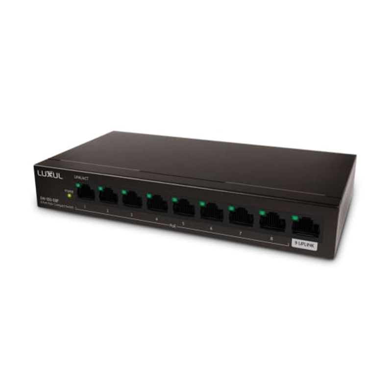 Switch 8 Port Gigabit PoE+92W w/Uplink