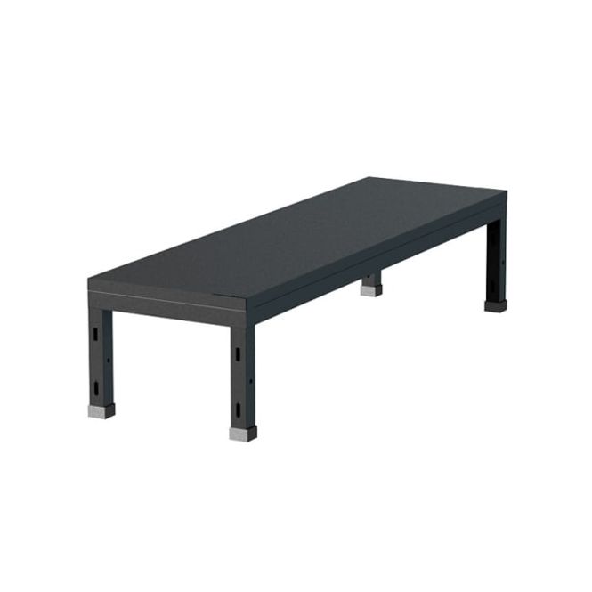 Hovedbilde Scenetrapp 20cm (Box) - 100cm bredde, Sort