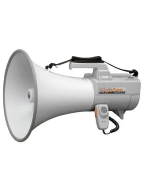 Hovedbilde TOA Megafon Mikrofon Skulderreim Sirene 45W