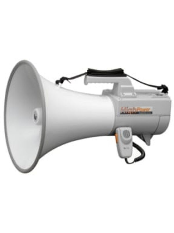 TOA Megafon Mikrofon Skulderreim Sirene 45W