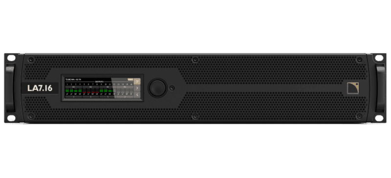 Forsterker med DSP for touring 16inn-16ut, AVB