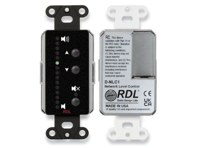 Hovedbilde Network Remote Control with LEDs - Dante - Black