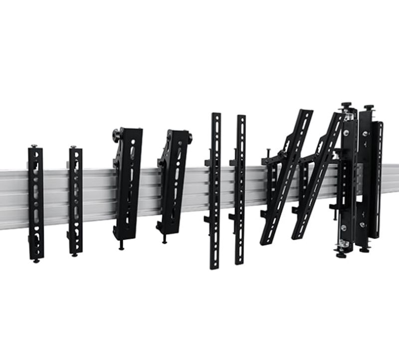 SYSTEM X Horizontal Mounting Bar - 0.7m Sort