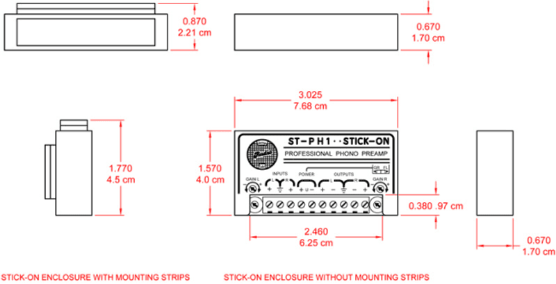 RDL Forforsterker Phono/RIAA