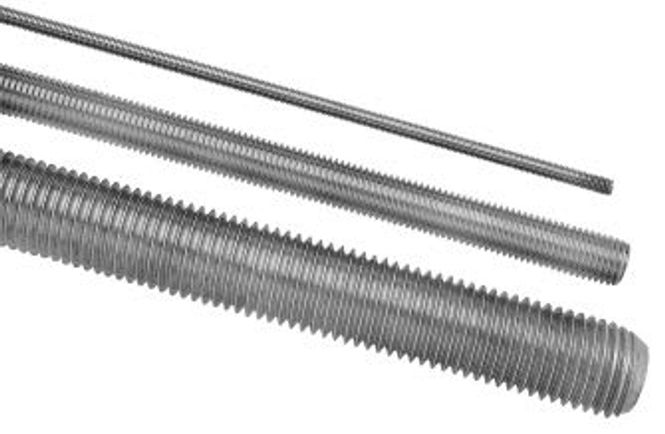 Hovedbilde Gjengestang M10, 8.8 ElZink-A2K,DIN976,fasthetsklasse 8.8,1m