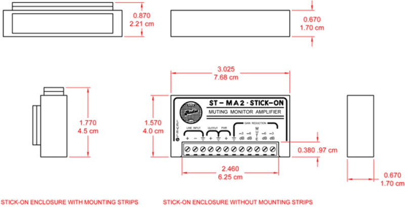 RDL Forsterker 2W Mute