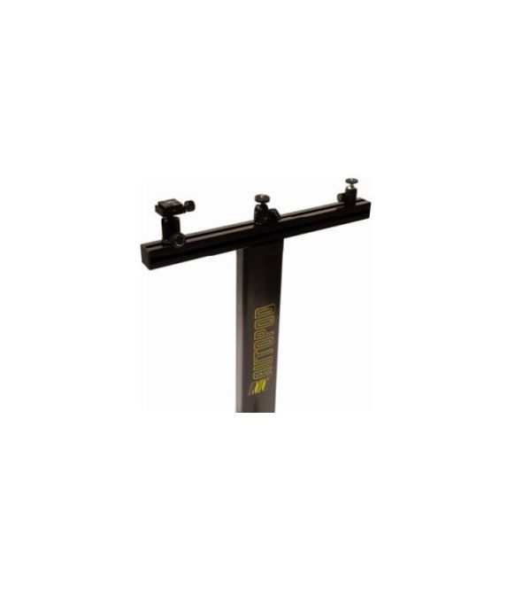 Hovedbilde T-Bar with 3 camera mounts, Hvit