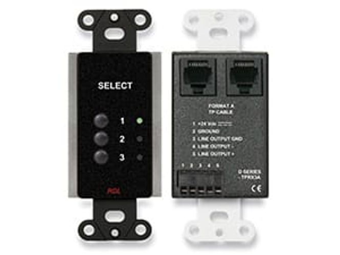 Hovedbilde RDL Three Input Format-A Source Selector - Black