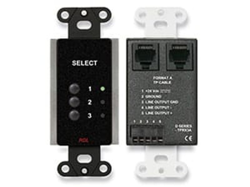 RDL Three Input Format-A Source Selector - Black