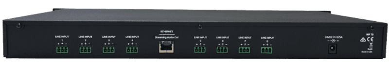 WaveCAST, 8 channel audio streaming over Wi-Fi
