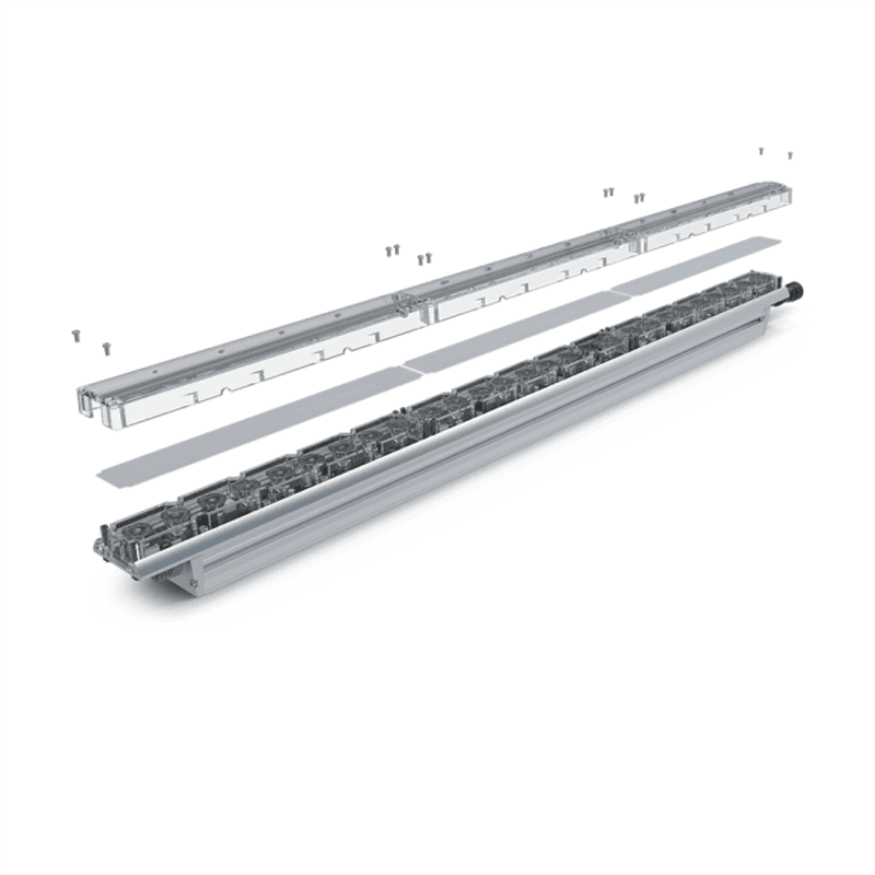Ilumiline ML,3' RGBL, 12° Optics, IP66,Aluminum