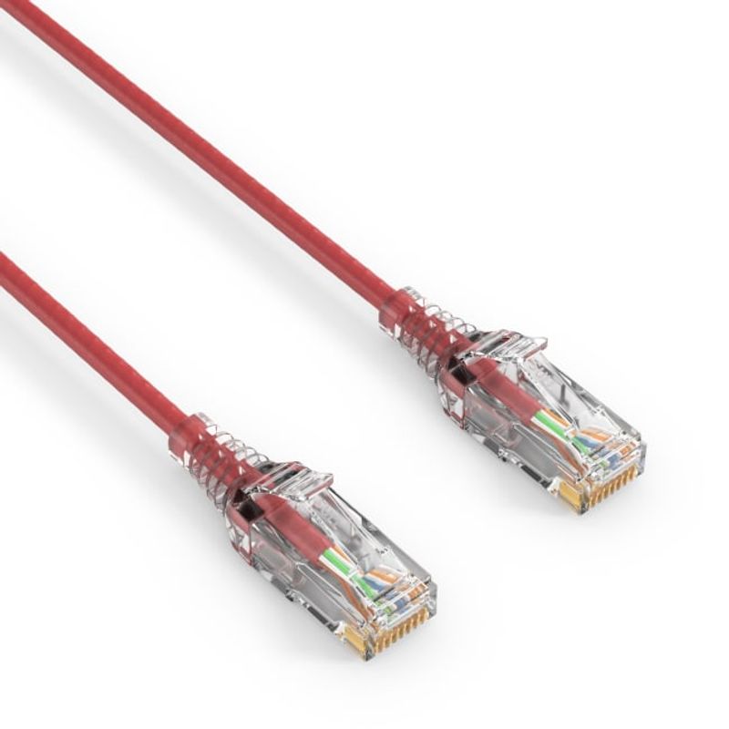 PureLink Kabel CAT 6 Patchekabel SLIM - UTP - LSOH 1m Rød
