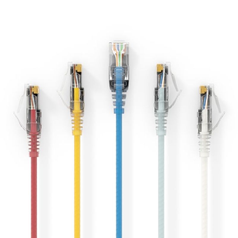 PureLink CAT 6 Patchekabel SLIM - UTP - LSOH 1m Sort