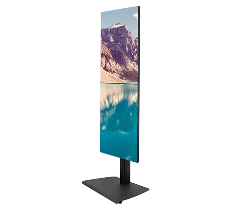 Dobbel stack gulvstativ. Black 2.4m