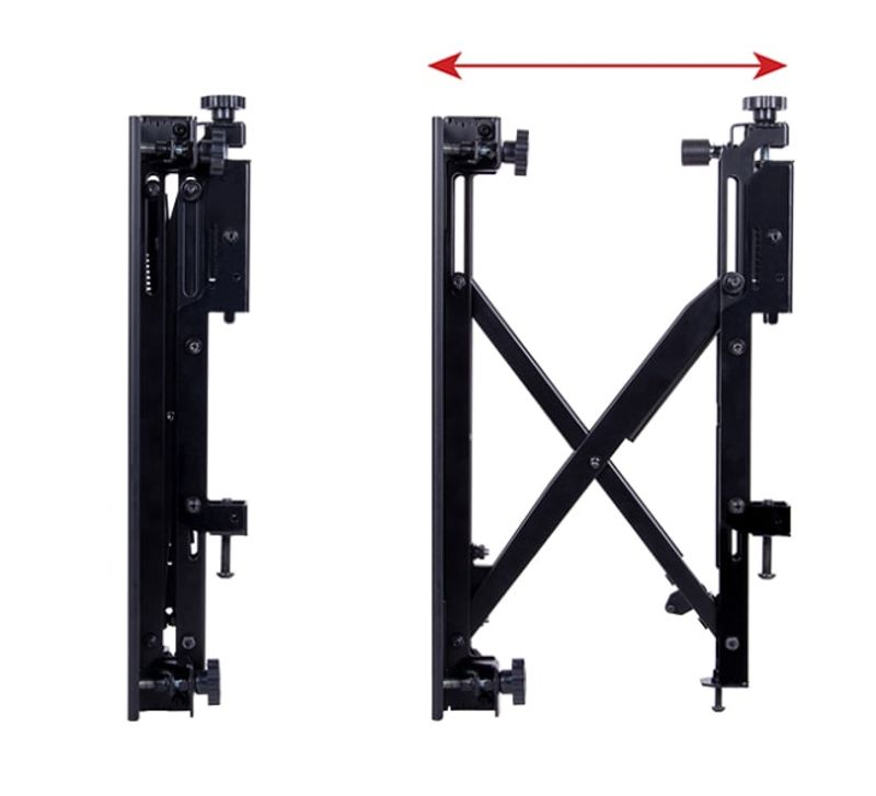 B-Tech Micro-adjust Arms Quick Lock Push