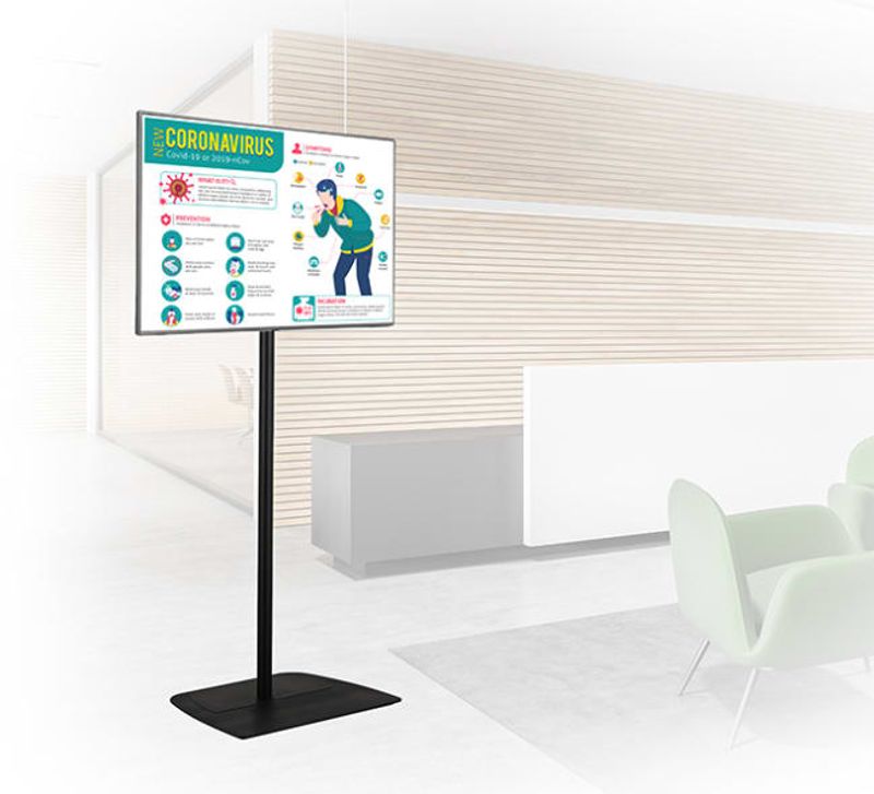 Universal Flat Screen Floor Stand (VESA 600x400)